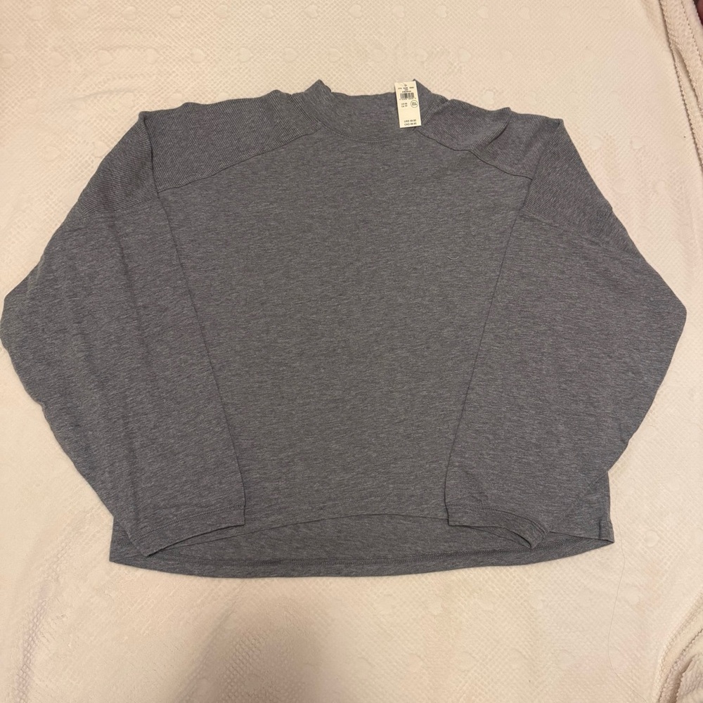 Aerie Gray Long Sleeve Tee
